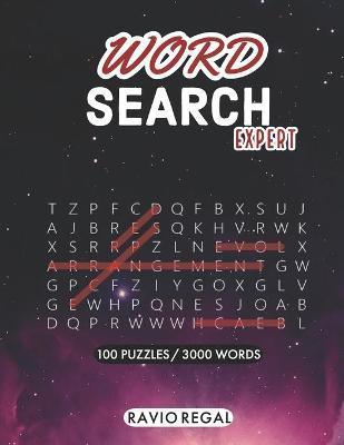 Word Search Expert 100 Puzzles 3000 Words: funny word search book large print - Hard brain games Puzzles for Men Women Adults Teens - Ravio Regal