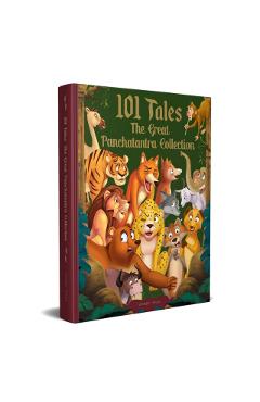 101 Tales the Great Panchatantra Collection: Collection of Witty Moral Stories for Kids for Personality Development (Hardback) - Wonder House Books