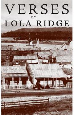 Coperta cărții 'Verses - Lola Ridge'