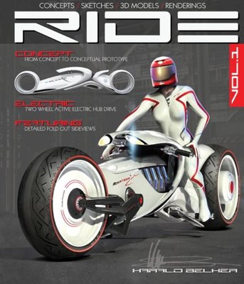 Ride: Futuristic Electric Motorcycle Concept - Harald Belker