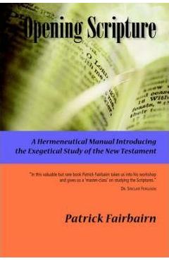 Coperta cărții 'Opening Scripture (Paperback) - Patrick Fairbairn'