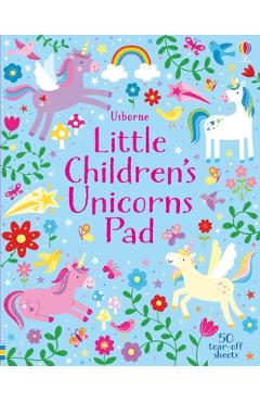 Coperta cărții 'Little Children's Unicorns Pad - Kirsteen Robson'