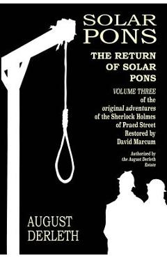 Coperta cărții 'The Return of Solar Pons - Derrick Belanger'