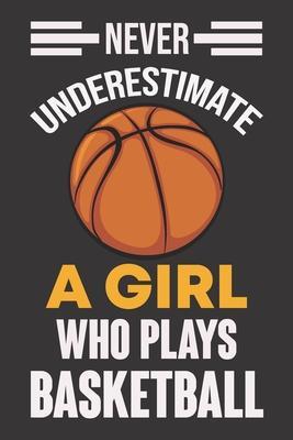 Never Underestimate a Girl Who Plays Basketball: Never Underestimate a Girl Who Plays Basketball, Best Gift for Man and Women - Ataul Haque