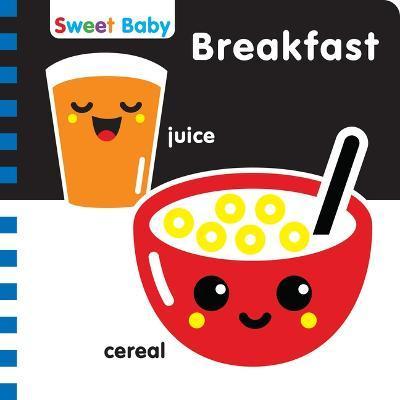 Sweet Baby Series Breakfast 6x6 English: A High-Contrast Introduction to Mealtime - 7. Cats Press