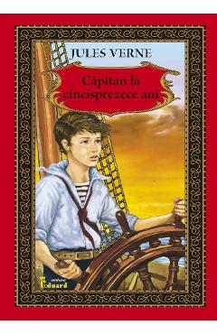 Coperta cărții 'Capitan la cincisprezece ani - Jules Verne'
