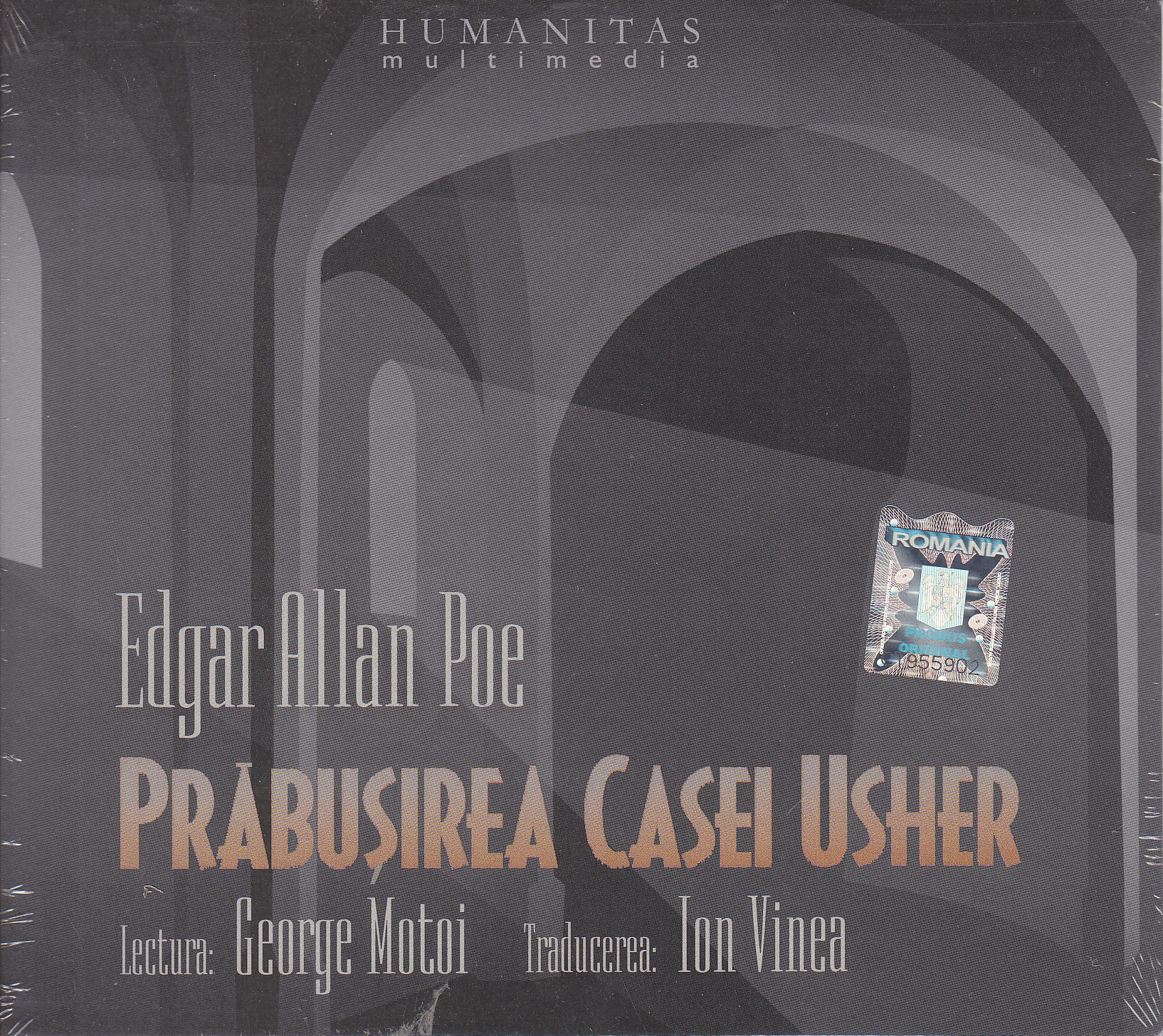 Coperta cărții 'Audiobook CD - Prabusirea Casei Usher - Edgar Allan Poe'