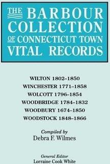 Coperta cărții 'Barbour Collection of Connecticut Town Vital Records [Vol. 53] - Lorraine Cook White'