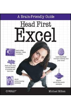 Coperta cărții 'Head First Excel - Michael Milton'