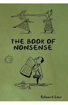 Coperta cărții 'The Book of Nonsense - Edward Lear'