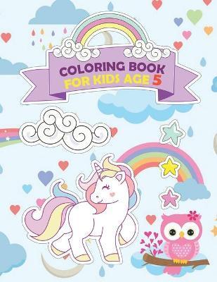 Coloring Book Unicorn Journal and Sketchbook for Kids age 5: Unicorn Journal and Notebook for Kids, space for Coloring, Drawing and Sketching. - Saiful Islam