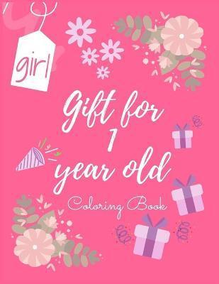 Gift for 1 year old girl: coloring book - Elhuda Design*