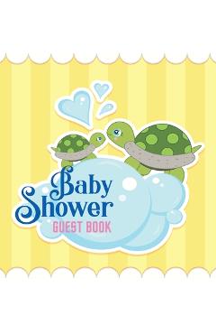 Poza produsului Baby Shower Guest Book: Ocean Turtle Boy Theme, Wishes for Baby and Advice for Parents, Personalized with Space for Guests to Sign In and Leav - Casiope Tamore