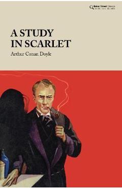 Coperta cărții 'A Study in Scarlet - Arthur Conan Doyle'