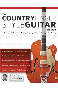 Coperta cărții 'The Country Fingerstyle Guitar Method - Levi Clay'