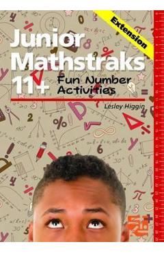 Coperta cărții 'Junior Mathstraks 11+: Blackline Masters for Ages 10-12 - Lesley Higgin'