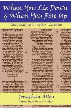 Coperta cărții 'When You Lie Down and When You Rise Up - Leviticus - Jonathan Allen'