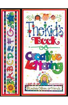 Coperta cărții 'The kids book of creative lettering - Vicky Lynn Breslin'