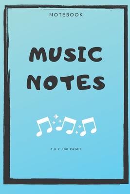 Notebook: Music Notes - Feathers Ino Edition