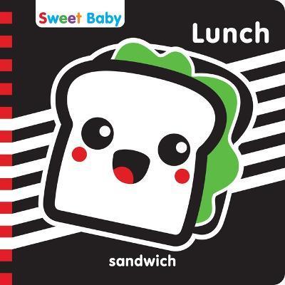Sweet Baby Series Lunch 6x6 English: A High Contrast Introduction to Mealtime - 7. Cats Press