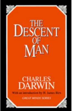 Coperta cărții 'The Descent of Man - Charles Darwin'