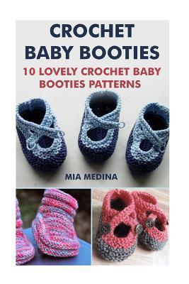 Crochet Baby Booties: 10 Lovely Crochet Baby Booties Patterns - Mia Medina