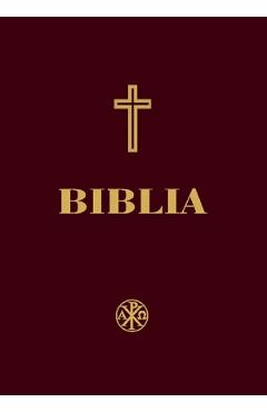 Coperta cărții 'Biblia Mare Visinie'