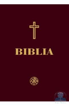 Coperta cărții 'Biblia mijlocie visinie 073'