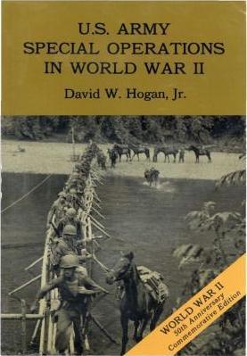 U.S. Army Special Operations in World War II - Center Of Military History United States