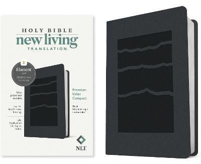NLT Premium Value Compact Bible, Filament-Enabled Edition (Leatherlike, Black Mountainscape) - Tyndale