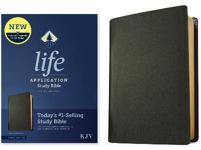 KJV Life Application Study Bible, Third Edition (Red Letter, Genuine Leather, Black) - Tyndale