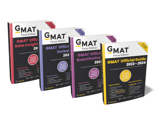 GMAT Official Guide 2023-2024: Books + Online Question Bank Bundle - Gmac (graduate Management Admission Coun