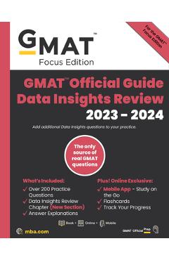 Poza produsului GMAT Official Quantitative Review: Data Sufficiency 2023-2024, Book + Online Question Bank - Gmac (graduate Management Admission Coun