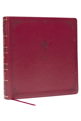 Nabre XL, Catholic Edition, Leathersoft, Burgundy, Comfort Print: Holy Bible - Catholic Bible Press