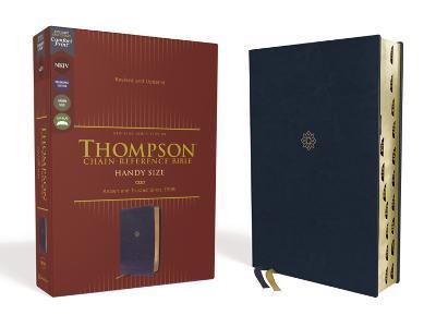 Nkjv, Thompson Chain-Reference Bible, Handy Size, Leathersoft, Navy, Red Letter, Thumb Indexed, Comfort Print - Frank Charles Thompson