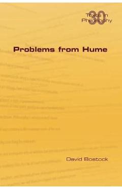 Coperta cărții 'Problems from Hume - David Bostock'