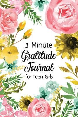 3 Minute Gratitude Journal for Teen Girls: Journal Prompt for Teens to Practice Gratitude and Mindfulness with Floral Cover Design, Fun Libs - Paperland Online Store