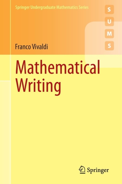 Mathematical Writing - Franco Vivaldi