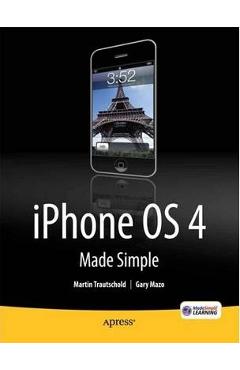 Coperta cărții 'iPhone 4 Made Simple - Martin Trautschold'