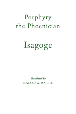 Isagoge - E. W. Warren