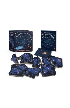 Constellations: A Wooden Magnet Set: With Glow-In-The Dark Poster! - Christina Rosso-schneider