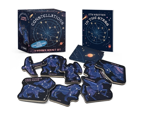 Constellations: A Wooden Magnet Set: With Glow-In-The Dark Poster! - Christina Rosso-schneider