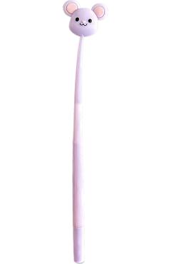 Poza produsului Pix flexibil din silicon cu gel: Soricel mov