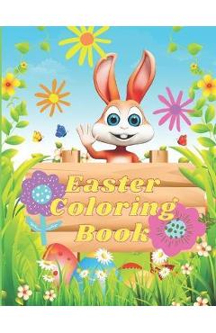 Coperta cărții 'Easter Coloring Book: LARGE 8.5