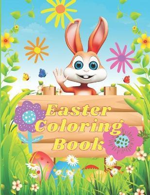 Coperta cărții 'Easter Coloring Book: LARGE 8.5