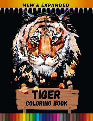 Tiger Coloring Book (New & Expanded): Stress Relieving Coloring Book for Kids, Boys And Girls - Print Point