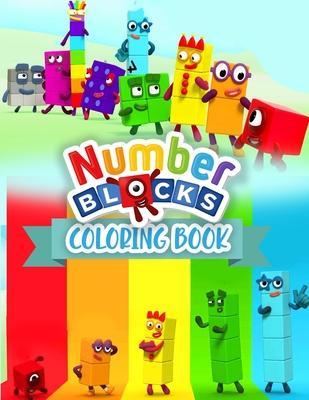 Number Blocks Coloring Book: Count & coloring With Quality Fun Pages 4 Pre school Kindergaten - Kenneth Wright