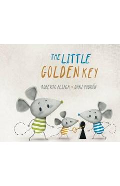 Coperta cărții 'The Little Golden Key - Roberto Aliaga'