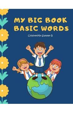 Poza produsului My Big Book Basic Words: High frequency words flash cards activity kids books. Learning to read ABC, Sight Word, Fruit, Number, Shape, Toys gam - Childrenmix Summer B.