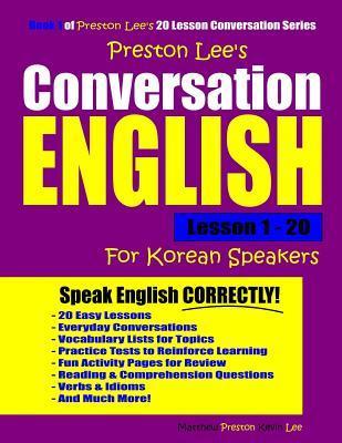 Coperta cărții 'Preston Lee's Conversation English For Korean Speakers Lesson 1 - 20 - Matthew Preston'